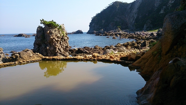 式根島 地鉈温泉