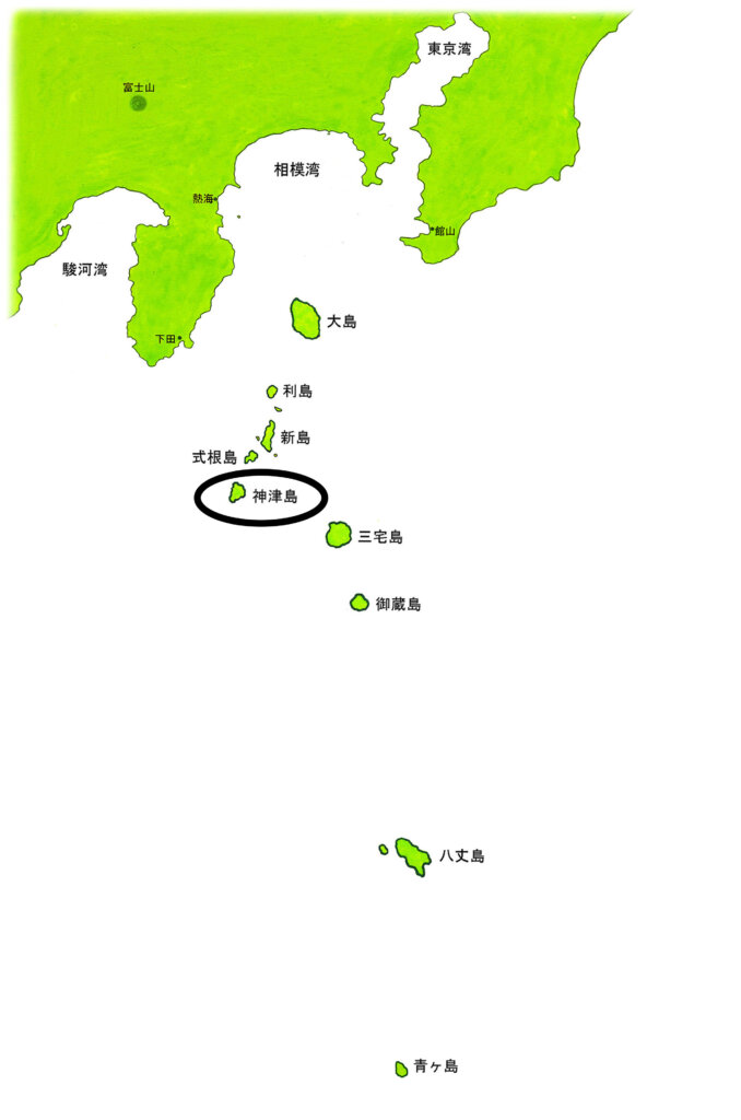 神津島地図
